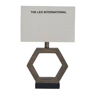 New Rope Design Fabric <b>Lampshade</b> Hotel Bedside Reasonable Price or <b>Standard</b> Wholesale Table Lamps Brown Color - Product Image 6