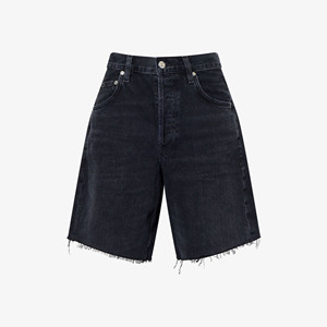 ODM Pantalones cortos de mezclilla para mujer Premium personalizados Cintura media Ecológico Verano Comodidad Casual Moda Logo Lavado Novio Formal - Product Image 6