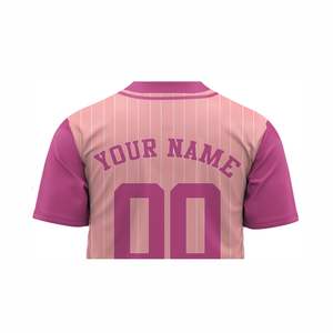 Vente en gros Design personnalisé boutonné maillot de baseball blanc polyester respirant avec logo imprimé sublimation hommes maillot vierge - Product Image 6