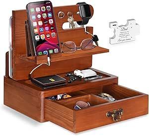 Base de Carga para Teléfono Móvil Hecha a Mano en Madera |   Madera Duradera |   Proveedor Mayorista - Product Image 2