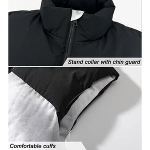 men's vest Casual Wear Sleeveless Breathable Body <b>Warmers</b> Jackets Outer Wear Bubble New High Quality Streetwear Puffer Vest - Product Image 5