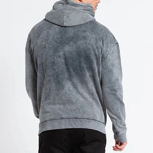 Sweats à capuche pour hommes Logo personnalisé pour hommes Pull streetwear surdimensionné à manches longues Sweats à capuche pour hommes Sweats Oem 100% coton - Product Image 3