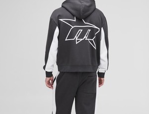 ชุดวอร์มผ้าฝ้าย2ชิ้นสำหรับผู้ชายชุดกีฬาผลิตตามสั่งแนวสตรีทและโลโก้แฟชั่นจากปากีสถาน - Product Image 3