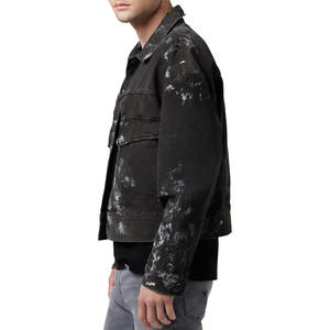 2025 Veste en jean à la mode personnalisée Fabricant de vêtements Vestes d'hiver de haute qualité Vestes en jean à bas prix - Product Image 4