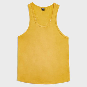 Vente directe usine – Débardeur respirant 100 % coton grande taille pour homme, col rond, haute qualité, vêtement décontracté d'été pour le fitness – Pakistan - Product Image 1