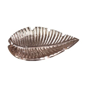 Plateaux de service alimentaires décoratifs en aluminium de concepteur de plateau de luxe les plus vendus pour la décoration de vaisselle de Noël. - Product Image 1