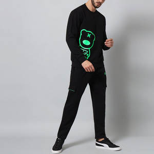 Loose Fit Pants And Crew Neck Long Sleeved Set Mens Tracksuit Classic Zipper <b>Jacket</b> And Pants Mens Sweat <b>suit</b> - Product Image 2