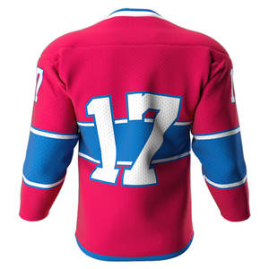 2024 uniforme d'entraînement de Hockey sur glace de Sublimation personnalisé le plus vendu pour le Service d'OEM de maillot de Hockey antibactérien de haute qualité unisexe - Product Image 5