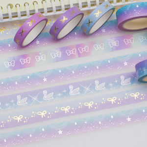 Suministros japoneses personalizados impresos decorativos para diario rollo de cinta de papel Washi - Product Image 3