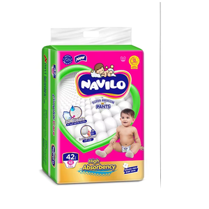 Couche pour bébé Navilo Bubble, taille nouveau-né, douce, douce, confortable, absorption supérieure, protection contre les fuites, soins pour bébé - Product Image 3