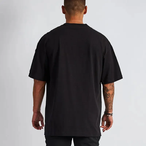 T-shirt homme col rond imprimé personnalisé en coton doux à manches courtes léger Gym Fitness décontracté haut Streetwear - Product Image 3