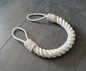 White Cotton Rope..Door Animal Stopper..Door Stopper..Protection Against Accidental Door Closing - Product Image 3