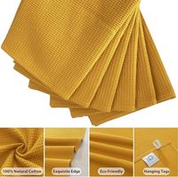 Toallas de Golf de Algodón Altamente Absorbentes, de Secado Rápido, Cuadradas, de Color Sólido, con Diseño de Tejido Waffle y Logotipo Personalizable para el Hogar