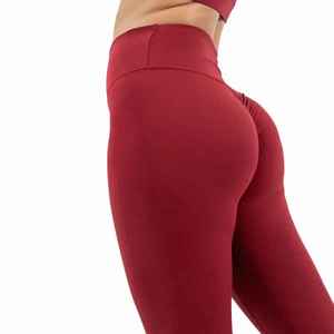 Leggings de Yoga de cintura alta personalizados para mujer, mallas deportivas con control de barriga para gimnasio y entrenamiento - Product Image 3