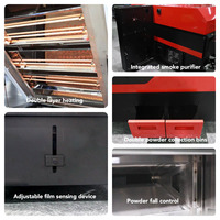 Kit d'imprimante DTF professionnelle de 60 cm avec four, machine d'impression DTF à double tête pour la production de vêtements et de textiles personnalisés
