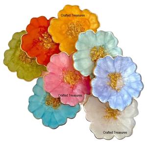 Posavasos de resina de diseño clásico hecho a mano con diseño y material extra premium a muy buen precio - Product Image 5