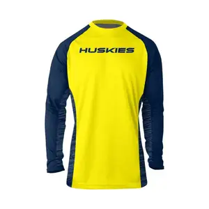 Kaus memancing kualitas tinggi UPF50 + poliester tabir surya cocok tahan air cepat kering UV Hoodie kinerja kaus memancing