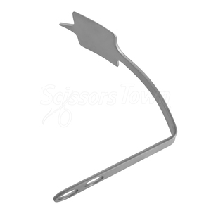 Hohmann retractor เครื่องมือผ่าตัดสองรูขนาดแปดนิ้วใบมีดเจ็ดสิบมิลลิเมตรเก้าสิบองศาปลายทู่เครื่องมือ - Product Image 2