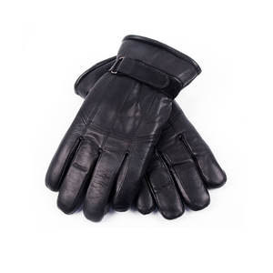 Guantes de cuero de moda para hombre de último diseño Guantes de cuero genuino de invierno Precio al por mayor para escenas de fiesta casuales al aire libre - Product Image 1