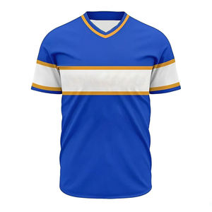 Camisetas de béisbol personalizadas antibacterianas y UV transpirables de secado rápido ropa deportiva de talla grande camisas y tops para servicio OEM unisex - Product Image 2