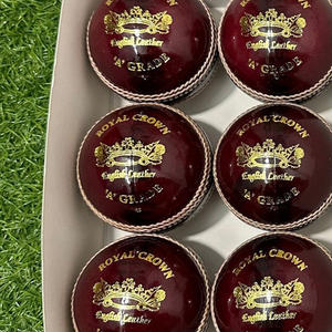 Pelota de Cricket de Cuero Salstar de Primera Calidad, Colores Personalizables, Logotipo, Diseño Transpirable y Ligero - Product Image 6