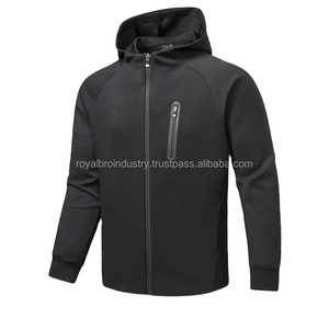 Chaqueta Deportiva Personalizada para Hombre |   Chaqueta Deportiva de Manga Larga OEM |   Sudaderas Lisas |   Sudadera Deportiva Estilo Motero Vintage Lisa Teñida Otoño - Product Image 3