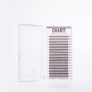 อุปกรณ์ต่อขนตา CharmLash สำหรับแบรนด์ส่วนตัว ขนตาแบบพัดสำเร็จรูป ขนตาแบบรัสเซียนวอลุ่ม ถาดขนตาสวมใส่สบาย สมมาตร ปราศจากน้ำมัน - Product Image 1