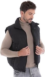 Venta Directa de Fábrica, Chaleco Acolchado Personalizado de Alta Calidad, Transpirable, con Cierre, para Hombre, Invierno, Casual, 100% Poliéster - Product Image 4
