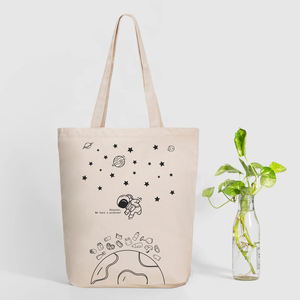 Custom Printed Logo Canvas Beach Tote Bag with PVC Cotton Rope Handle Bahamas <b>Slipper</b> Pattern Handbags Souvenir Beach Bag - Product Image 3