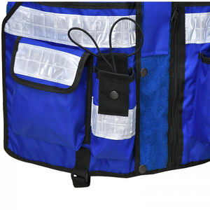 เสื้อกั๊กสะท้อนแสงสีฟ้าเสื้อกั๊กนิรภัยเสื้อกั๊กยุทธวิธีเสื้อกั๊กด้านหน้ามีซิปด้านหน้า - Product Image 2