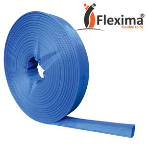 Alta presión 75mm gran diámetro azul PVC Flexible Lay plano ecológico no tóxico duradero manguera de riego de jardín para - Product Image 3