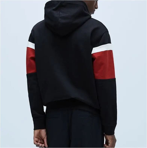 2025 venta al por mayor de alta calidad Unisex pulóver ropa de calle personalizada Sudadera con capucha de tela de algodón liso para hombres bordado ¡El mejor precio! - Product Image 3