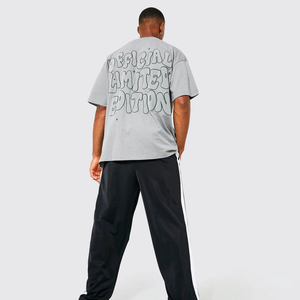 T-shirt surdimensionné personnalisé sérigraphie en coton lourd 350 Gsm style sonnerie 100% coton - Product Image 4