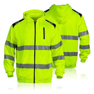 Long manteau de pluie en polyester avec logo personnalisé pour hommes, combinaison de pluie de football imperméable avec fonction fluorescente - Product Image 1