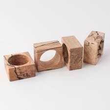 Porte-serviette en bois personnalisé de qualité supérieure Design unique pour l'utilisation de la vaisselle de mariage - Product Image 3