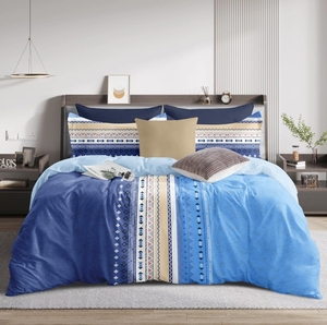 Parure de lit double supérieure 120GSM, literie douce et durable avec une texture riche, parfaite pour les lits king size et les chambres à coucher - Product Image 6