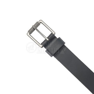 Ceinture en cuir à boucle en acier décontractée sur mesure - Ceintures en cuir de vache durables, écologiques et respirantes pour la vente en gros et en ligne - Product Image 2