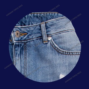 กางเกงยีนส์บางสไตล์ลำลองสำหรับผู้ชายกางเกงยีนส์ขาบานประดับหินคุณภาพสูงสำหรับฤดูใบไม้ผลิฤดูใบไม้ร่วง - Product Image 2