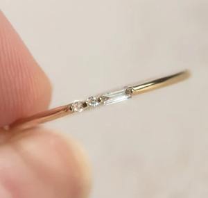 Piedra de moissanita natural Plata de Ley 925 chapada en oro excelente calidad DIY hermosos anillos de boda para mujer tamaño personalizado - Product Image 5