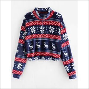 Mode cou rayé laine tricot pull surdimensionné ourlet irrégulier conception femmes écologique antistatique grande taille pull d'hiver - Product Image 1