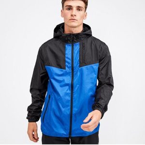 Latest Style Hooded Front Logo Men's Winter Windbreaker Jacket Wholesale Price Best Selling Windproof Windbreaker Jacket for man - Product Image 1