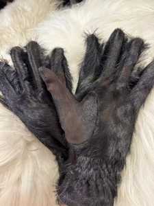 Customized Wholesale Polar Fleece Mittens Colorful Warm Fur <b>Gloves</b> Women Girls Plain Style Winter Sports Cycling Cold Outdoor - Product Image 2