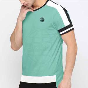 เสื้อยืดแขนสั้นคอกลมผ้าฝ้ายสำหรับผู้ชายเสื้อผ้าลำลองปรับแต่งได้ - Product Image 3