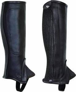 Chaps d'équitation sur mesure de haute qualité, style anglais, multi-usages, en cuir véritable, fins, amples et respirants pour adultes - Product Image 1