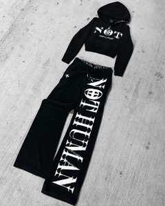 100% โอเวอร์ไซส์สำหรับผู้ชายชุดวอร์มผ้าฝ้าย65% 35% โพลีเอสเตอร์ (ขนแกะ) 280กับ300 GSM ตามสั่ง - Product Image 3