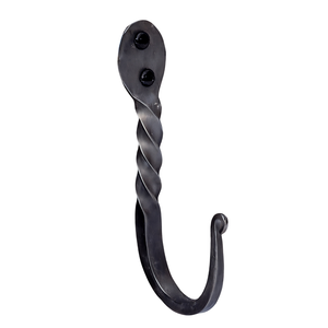 Nouvel arrivage : crochet en fer noir mat en forme de chèvre pour suspendre les vêtements, idéal pour l'organisation intérieure des placards. - Product Image 5