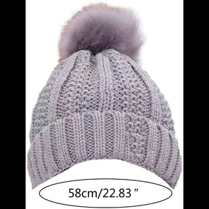 OEM Mohair jacquard Soft <b>POM</b> <b>POM</b> beanie Custom Made High Quality Beanies Trending Hot Selling Edition Cuffed <b>Pom</b> Knit <b>Hat</b> - Product Image 6
