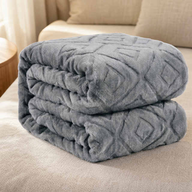 Adult Weighted Blankets with Cozy Warm Sherpa for Sleeping and Calming Jacquard Heavy Blanket for Couch