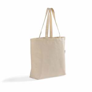 Sac fourre-tout en coton de taille moyenne, prêt à l'emploi, durable, écologique, avec impression personnalisée de lettres, en toile et matériau PP, pour usage quotidien - Product Image 2
