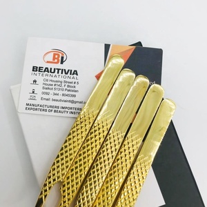 คีมหนีบขนตาปลอมชุบทอง24K แหนบปลายแหลมแบบมืออาชีพทำจากเหล็กญี่ปุ่น - Product Image 4